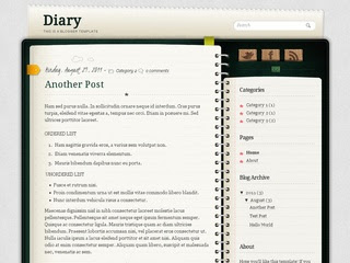 Notebook Blogger Templates