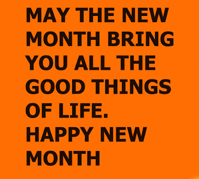 Happy new month sms