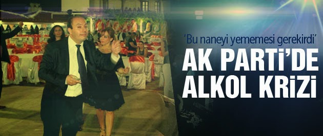 Ak partide alkol krizi