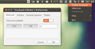 touchpad indicator ubuntu