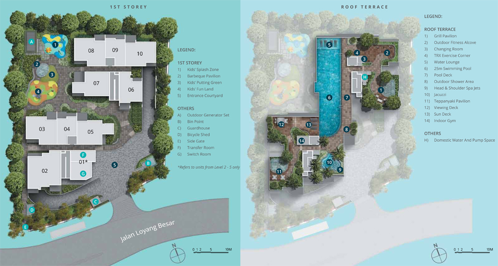 Casa Al Mare Site Plan