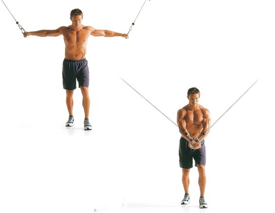 Best Chest Exercises of All Time - 30 Exercise - Cable Crossover