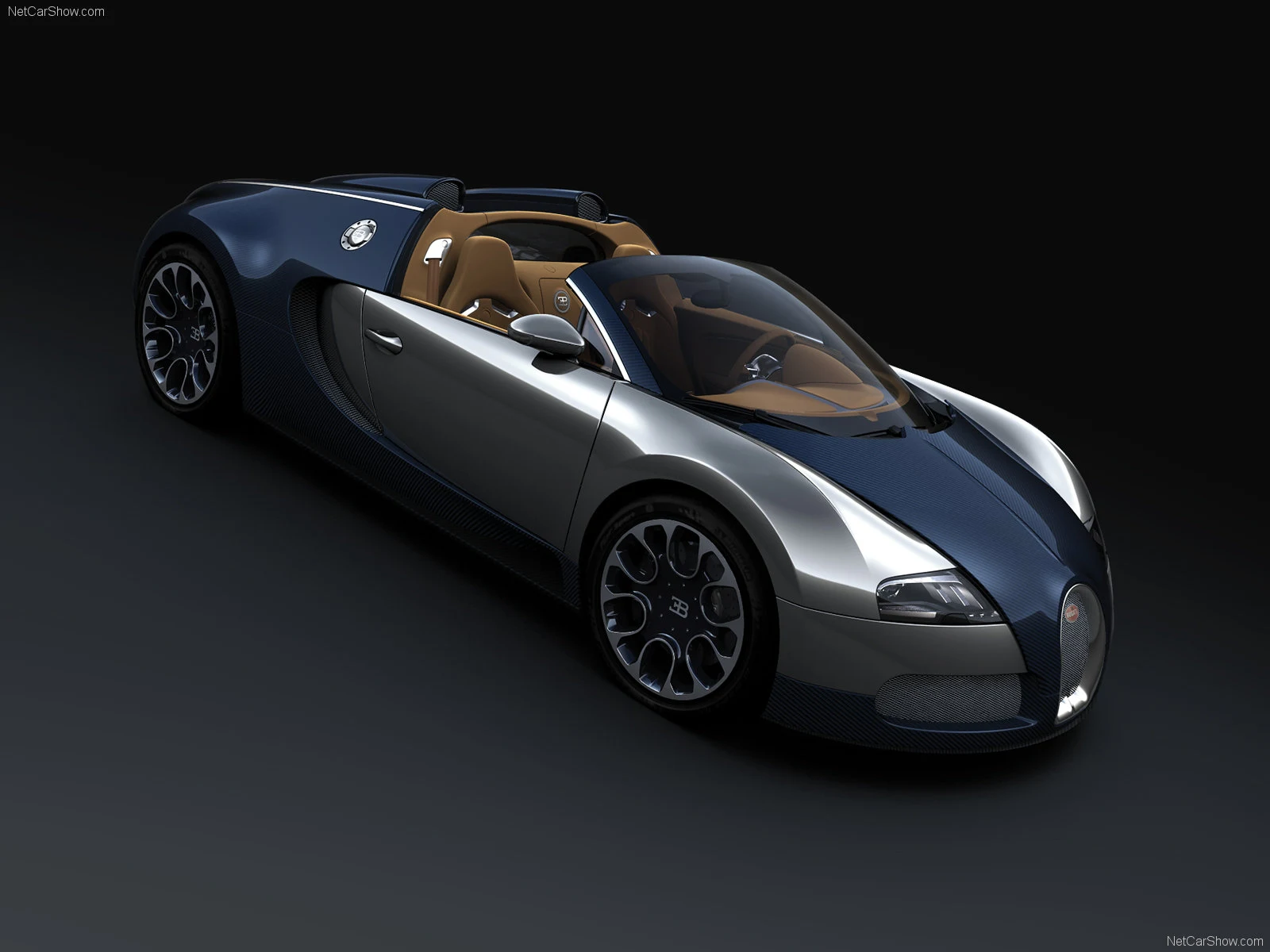 Hình ảnh siêu xe Bugatti Veyron Grand Sport Sang Bleu 2009 & nội ngoại thất