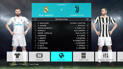 PES 2018 PS4 FBNZ Option File 2018 by Cristiano92 Season 2017/2018