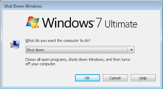 shutdown windows 7