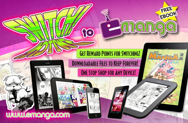 Digging into Digital: eManga Wants You to Switch, Offers Credits