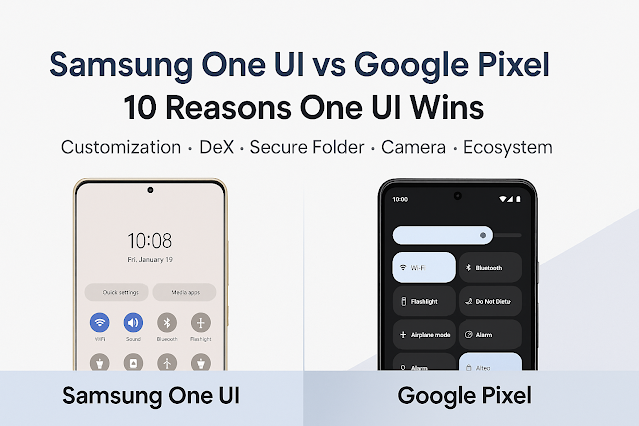 Samsung One UI vs Google Pixel Software – Best Android Experience Comparison