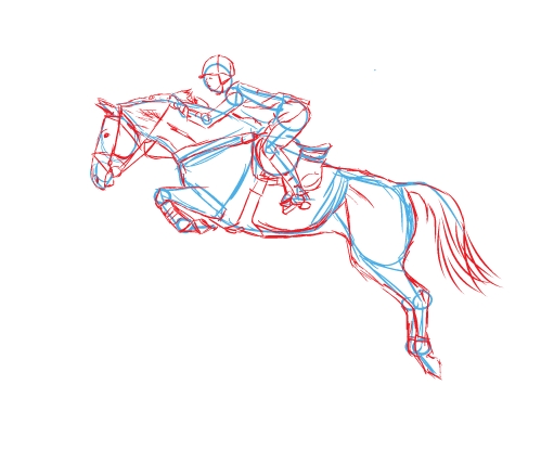 Live Laugh Ride: How to draw a Jumping Horse