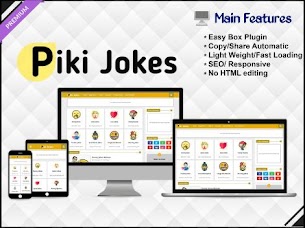 Piki Jokes - Responsive Blogger Template