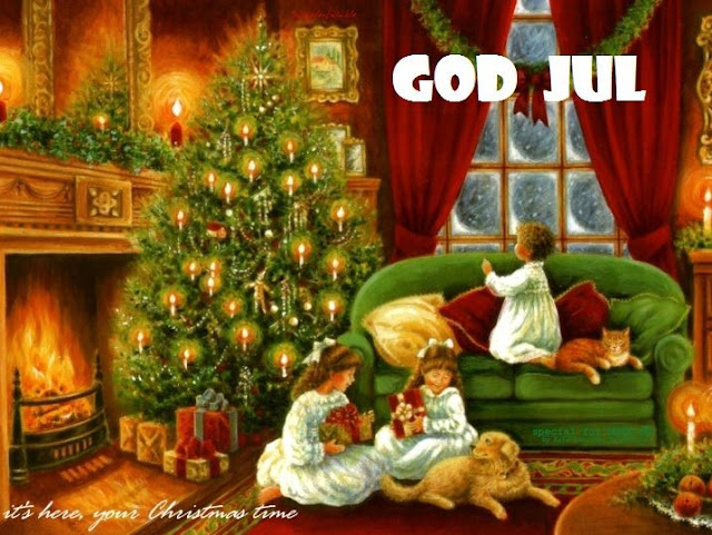 God Jul bilder text Julkort gratis