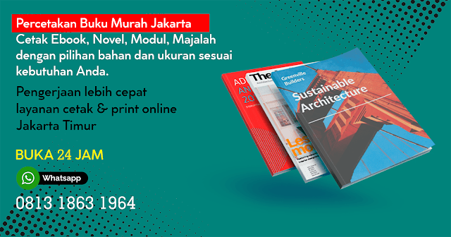 CETAK EBOOK MURAH JASA PRINT BUKU JAKARTA TIMUR