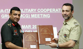 12th Edition of India-Italy Military Cooperation Group Meeting held in New Delhi