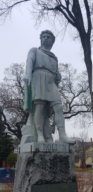 Bryce Boepple picture of Rollo Statue by NDSU in Fargo North Dakota