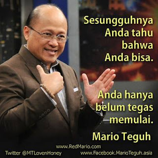 kata kata mutiara mario teguh