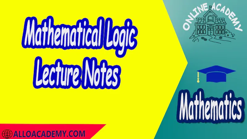 Mathematical Logic - Lecture Notes PDF Logic and Set Theory Proof Sets Reasoning Mathantics Course Abstract Exercises whit solutions Exams whit solutions pdf mathantics maths course online education math problems math help math tutor be online academy study online online education online education programs online tech schools online study courses learning online good online schools finite math online classes for adults online distance learning online doctoral programs online master degree best online schools bachelor of early childhood education elementary education online distance learning universities distance learning colleges online education degree phd in education online early childhood education online i need a degree fast early childhood degree top online schools online doctoral programs in education educational leadership doctoral programs online distance learning bachelor degree bachelor's degree in early childhood education online technical schools bachelor of early childhood education online distance