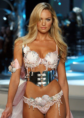 Candice Swanepoel in lingerie at the Victorias Secret Fashion Show