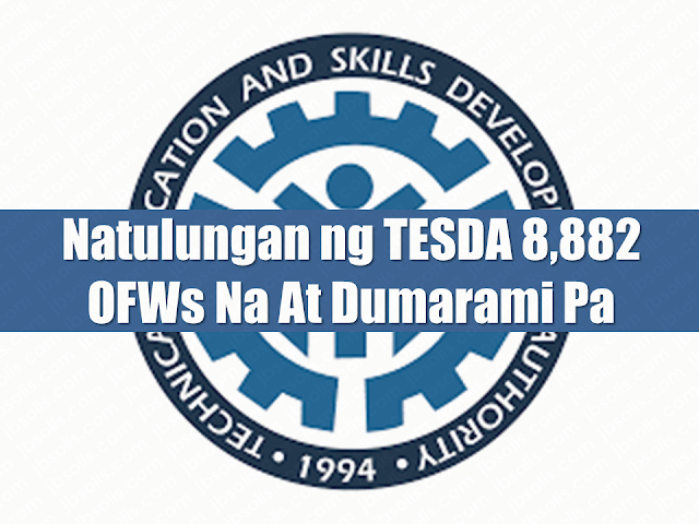 Technical Education and Skills Development Authority (TESDA) has been extending their help to Filipino families including the Overseas Filipino Workers (OFWs) by providing training and skills in different fields that are used to develop and upgrade the Filipino workforce, making them globally competitive. It also helps the Filipinos get their dream jobs locally and overseas. Advertisement       Sponsored Links     TESDA (Technical Education and Skills Development Authority) was founded under Republic Act. No. 7796, or Technical Education Skills Development Authority Act of 1994. It aims to develop skills for the advancement of the human resources in the Philippines to provide a better future for its citizens. TESDA  is setting programs and standards to lead the people to progress to be world class in food processing, dressmaking, housekeeping among others, thus, providing them with excellent  technical education and skills development   TESDA's mission is to give directions, policies, and programs for quality technical education to upgrade the skills of every Filipino.  After the training, TESDA  grants every trainee with a certification.  Today, TESDA  records show that it already provided help to   8,882 Overseas Filipino Workers (OFWs) and their dependents.   According to TESDA Director General, Sec. Guiling “Gene” A. Mamondiong, the said number is based on the accomplishment report of the Partnership and Linkages Office (PLO) in accordance with the Reintegration Program for Overseas Filipino Workers (OFWs) for 2017.  “For 2017, a total of 8,882 Overseas Filipino Workers (OFWs) and their dependents were provided assistance by TESDA,” PLO Report said.   In total, 1,749 were granted scholarships through training for work scholarship (TWSP), including 189 TESDA beneficiaries of Emergency Skills Training Program (TESTP); special training for employment program (STEP) 129; bottom-up budgeting (BuB), 102; at private education financial assistance (PESFA), 35.   Based on the records,  TWSP has the largest number of graduates 1,483 or 84% followed by STEP, 129 or 7.38 %, BuB, 102 or 5.83% and PESFA, 35 or 2.00%.