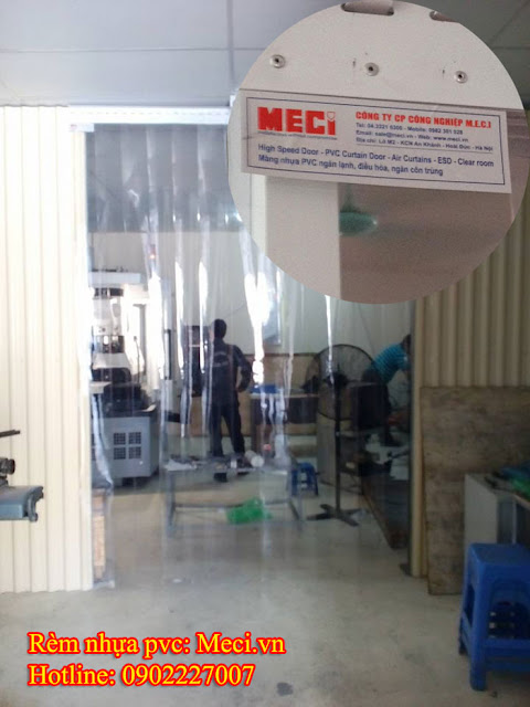 Màn nhựa pvc ngăn lạnh