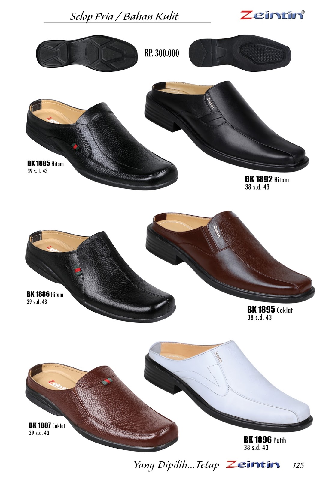 Sepatu Sandal  Pria  Selop  Online Mall Sepatu dan Tas 