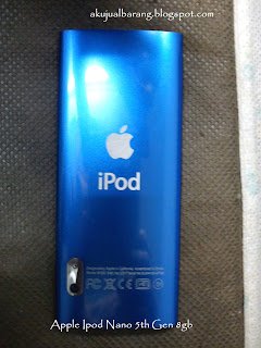 Back Apple Ipod nano 5th Gen 8gb