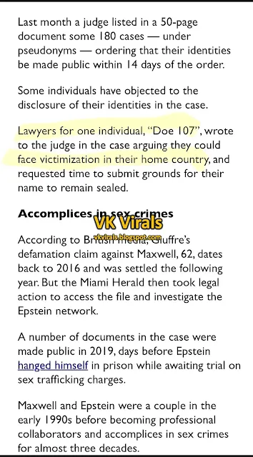 Epstein Scandal and Imran Khan