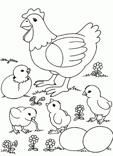 Coloring Pages Farm Animals  Baby Farm Animal Coloring Pages  Farm  Animal Coloring Pages Animals
