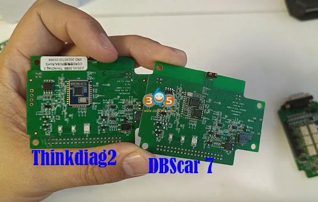 dbscar vii در مقابل thinkdiag2 pcb 4