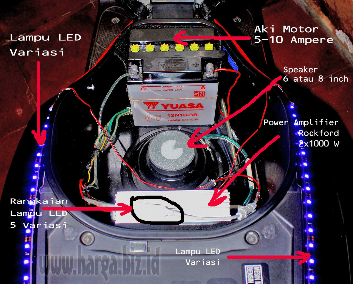 Cara Memasang Audio Di Motor Yang Super Nge Bass Situs Harga Dan