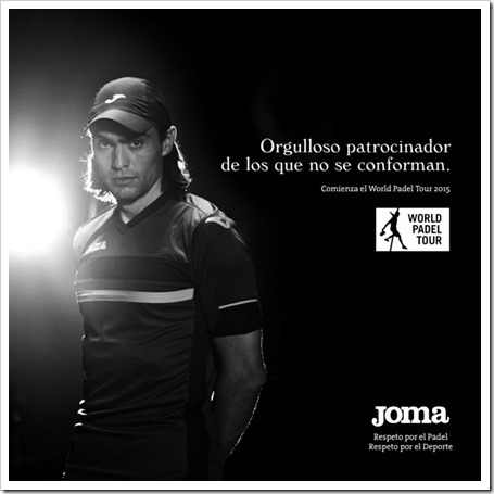 JOMA sigue avanzando con paso firme en el mundo del pádel. Nuevos productos y nuevos patrocinios World Padel Tour 2015.