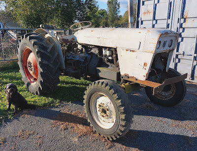 Original David Brown tractor before project started