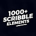 1000 Scribble Elements Download Free
