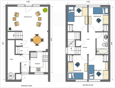 Living Room Floor Plans Ideas | Reverse Living Floor Planning