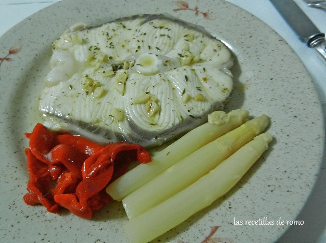 Tintorera con ajo y limón