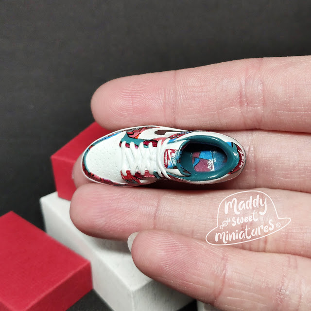 Miniature mini sneakers nike Dunk Parra upper