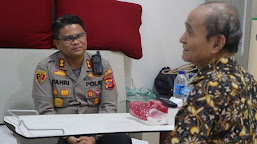 Kapolres Indramayu AKBP Dr. M. Fahri Siregar Silaturahmi Dengan Pimpinan Ponpes Cadang Pinggan Buya Syakur