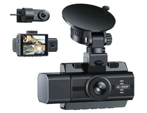 CAMBASECAM DC40 CAM-HX 3 Channel Dash Camera Front and Rear