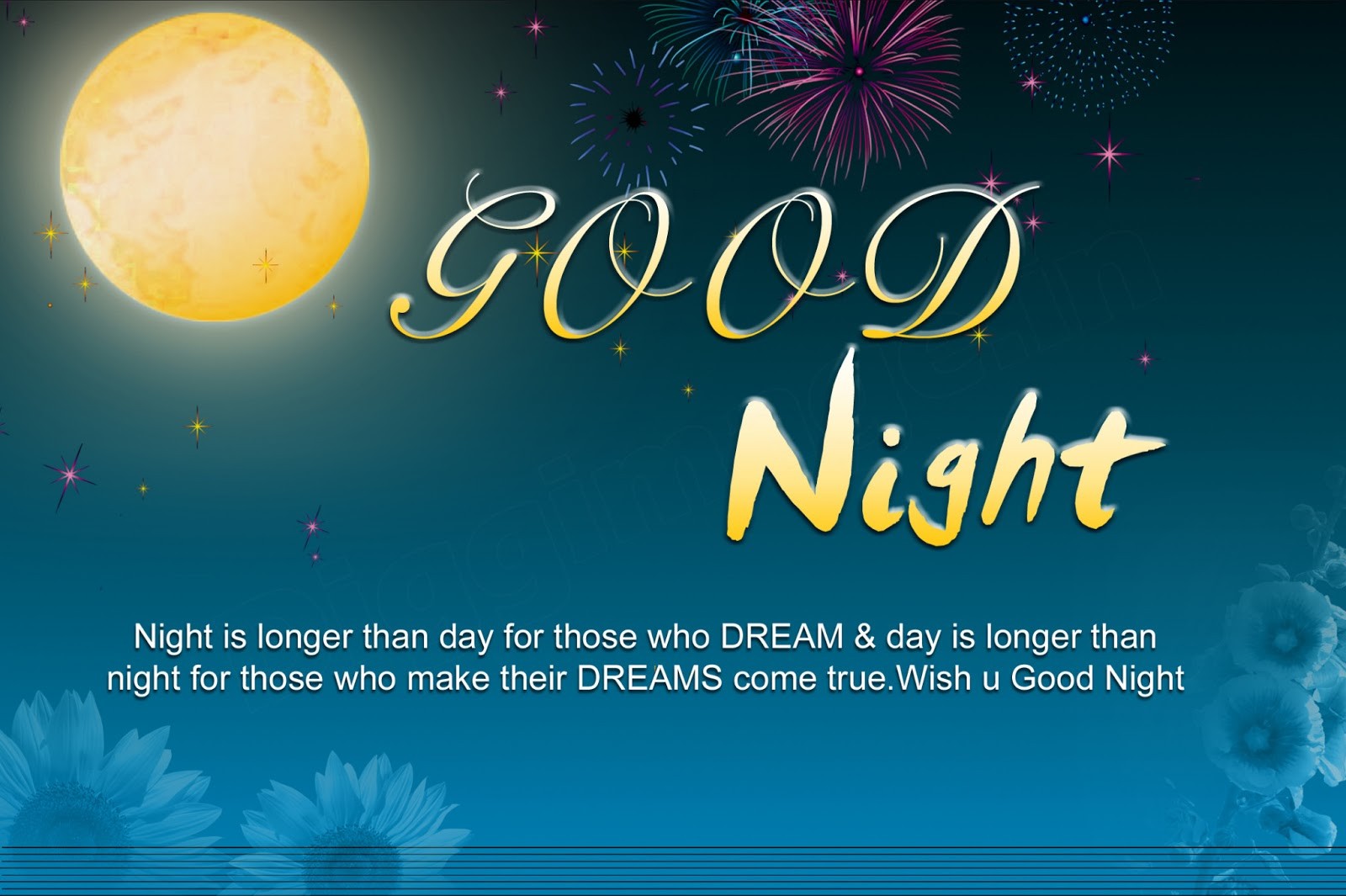 Lovely Good Night Messages Cards, SMS Wishes Images - Festival Chaska