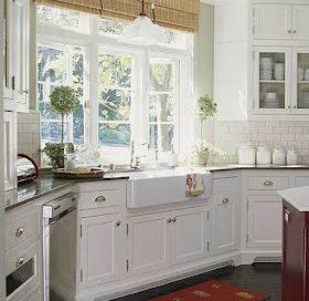 White Cottage Style Kitchen