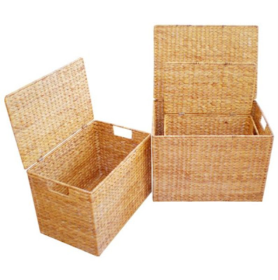 Water hyacinth handicrafts Basket Model 3, Antique Baskets, Natural handicraft, Basket