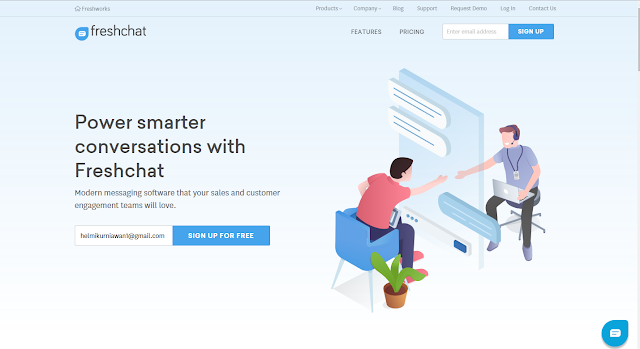 Tutorial Freshchat - Live Chat untuk di website kamu