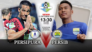 Prediksi Susunan Pemain Persib lawan Persipura 15 Oktober 2018