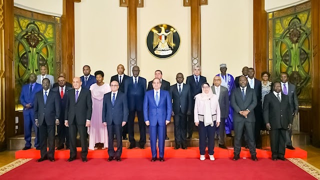 El-Sisi meets with African State Councils and Supreme Administrative Courts