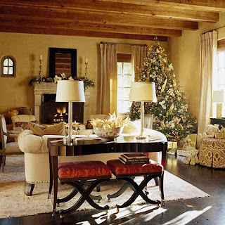 yellow walls Marry Christmas Living Room Ideas