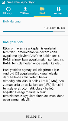 Android Telefonlar ön bellek cache temizlik, link2sd, clean master