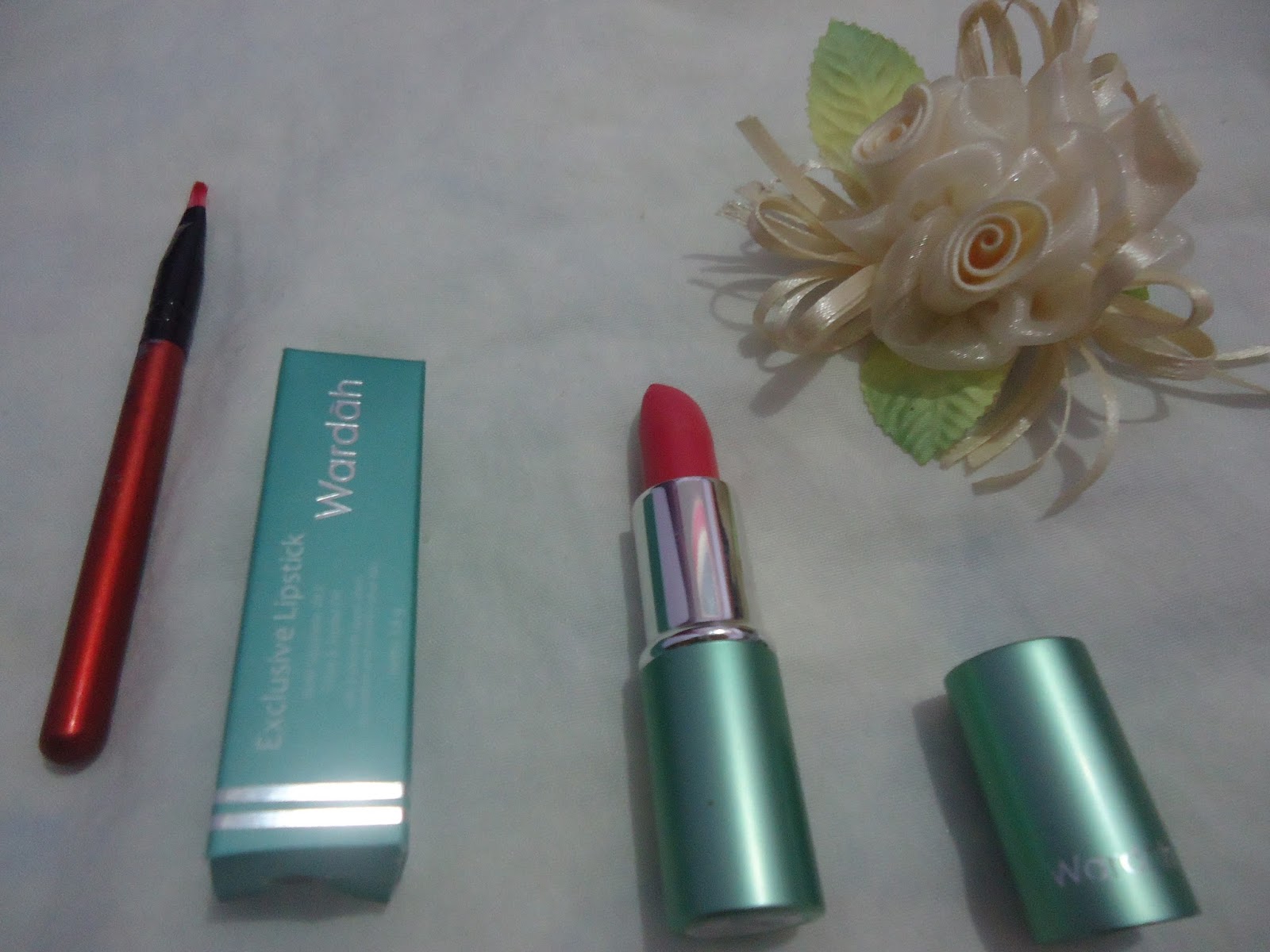 uli mayang Review WARDAH Exclusive Lipstick orchid pink 21