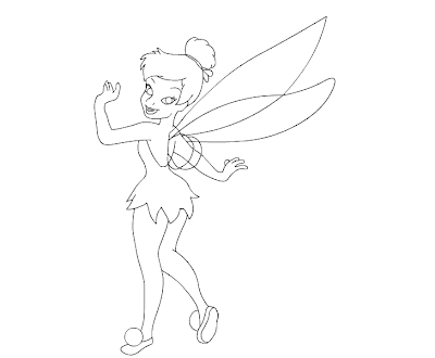 tinkerbell coloring pages