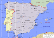 Estou postando um mapa de Portugal e Espanha, para voces se localizarem . (mapa espana portugal andorra gibraltar)