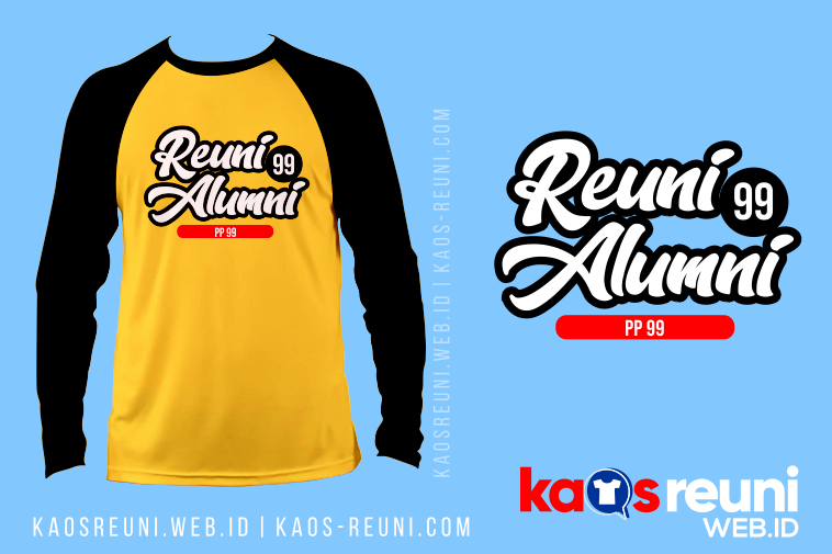 Contoh Desain Sablon Kaos Reuni Alumni PP 99