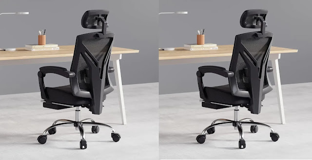 10. Hbada High Back Computer Desk Recliner Chair with Footrest