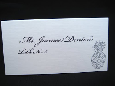 Wedding Reception Place Cards on Wedding Party Favors  Thank You Cards  Place Cards By Wedding